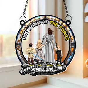 Personalized Gifts For Sci-Fi Mom Suncatcher Ornament 03qhtn130225hhhg - Ornament - GoDuckee
