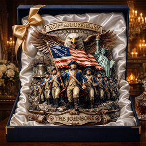 250 years USA Acrylic Plaque - Personalized Patriotic Gifts 02TYLU110326 - Shaped Plaques - GoDuckee