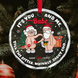 Personalized Gifts For Couple Christmas Ornament 01acpu011024 - Ornament - GoDuckee