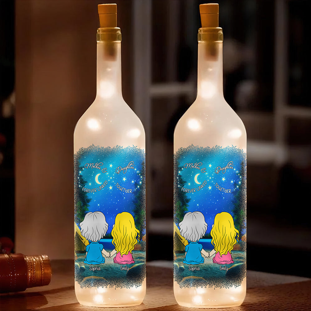 Personalized Gifts For Mom Bottle Lamp 01toqn220225hg - Bottle Lamp - GoDuckee