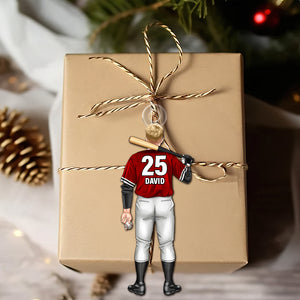 Personalized Gift For Baseball Batter Christmas Ornament 03ACTN141124TM - Ornament - GoDuckee