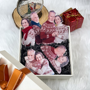 Custom Photo Gifts for Old Couple Ornament 130acvp140924 - Ornament - GoDuckee