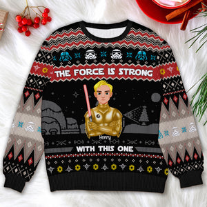 Personalized Gift For Movie Fan Christmas Ugly Sweater 02TOLU191024 - Ugly Christmas Sweater - GoDuckee