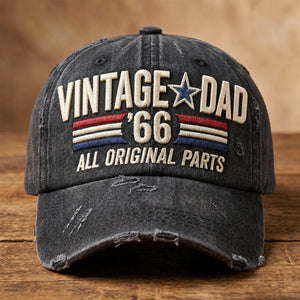 Vintage Dad Birthday Classic Cap - Personalized Gifts For Dads 01nadt300526 - Caps - GoDuckee