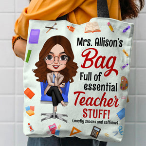 Personalized Gifts For Teacher, Cute Cartoon Tote Bag 06pgqn100724hh - Tote Bag - GoDuckee