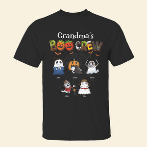 Grandma's Boo Crew, Gift For Grandma, Personalized Shirt, Villain Boo Squad Grandkids Shirt, Halloween Gift 02OHHN130723 - Shirts - GoDuckee