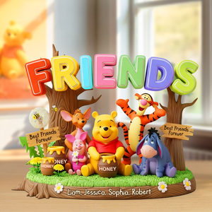 Best Friends Forever Acrylic Plaque Personalized Gifts 01topu260625 - Shaped Plaques - GoDuckee
