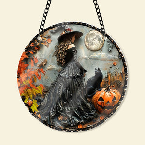 Personalized Gifts For Witch Lovers Suncatcher Ornament 32acqn240824 - Ornament - GoDuckee