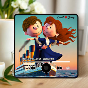 Custom Music Fridge Magnet Gifts For Couple 03tgtn181224 - Fridge Magnet - GoDuckee