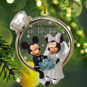 Personalized Gifts For Couple Christmas Ornament 01NALU190924 - Ornament - GoDuckee