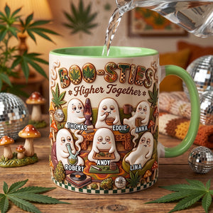 Boo Stoner Friends Accent Mug - Personalized Gifts For Besties 04todh190826 - Coffee Mug - GoDuckee