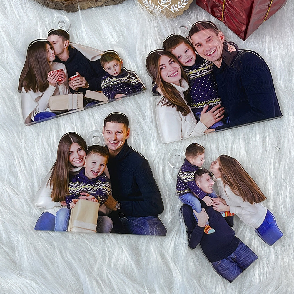 Custom Photo Gifts for Family Ornament 185acvp140924 - Ornament - GoDuckee