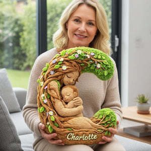 Forest Mom Alphabet Custom Shaped Pillow - Personalized Gifts For Mother 01huta221225 - Pillow - GoDuckee