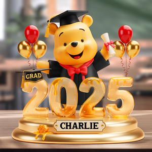 Bear Graduation Plaque - Personalized Gifts For Graduates 04napu220525 - Shaped Plaques - GoDuckee