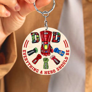 Personalized Gifts For Dad Keychain 05totn100524ha - Keychains - GoDuckee