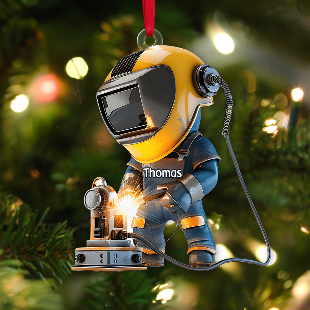 Personalized Gifts For Welder Christmas Ornament 01ohpu201124 - Ornament - GoDuckee