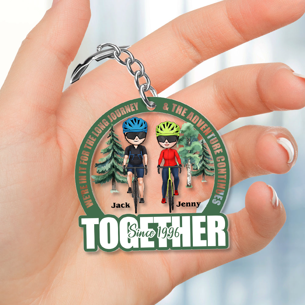 Together- 01qhtn230623hh Personalized Keychain - Keychains - GoDuckee