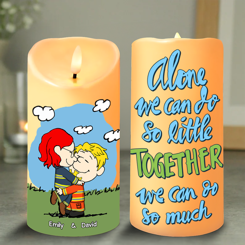 Personalized Gifts For Couple Led Candle, Together We Can Do So Much 05tgpu150125hg - Led Candle - GoDuckee