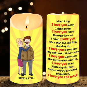Personalized Gifts For Couple LED Candle 03TOMH251224HG - Led Candle - GoDuckee