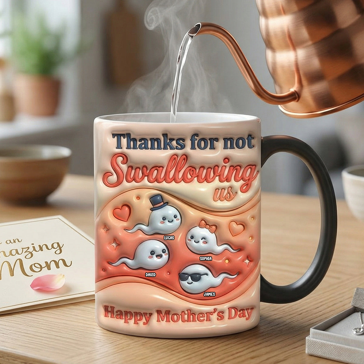 Funny Sperm Kids Magic Mug - Personalized Gifts For Moms 03natn100426 - Coffee Mug - GoDuckee
