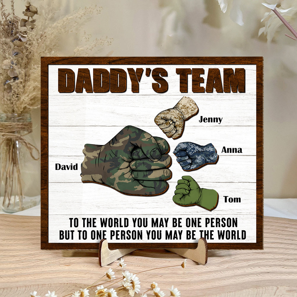 Personalized Gifts For Dad Wood Sign 04ohtn190224 Father's Day - Wood Signs - GoDuckee