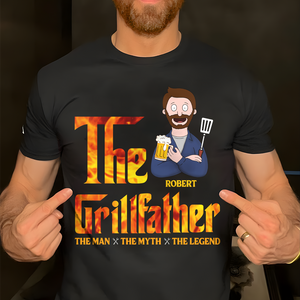 Personalized Gifts For Dad Shirt The GrillFather 04acpu110225hg - Shirts - GoDuckee