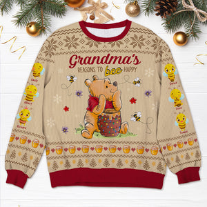 Personalized Gifts For Grandmas Christmas Ugly Sweater 04PGQN101024 - AOP Products - GoDuckee