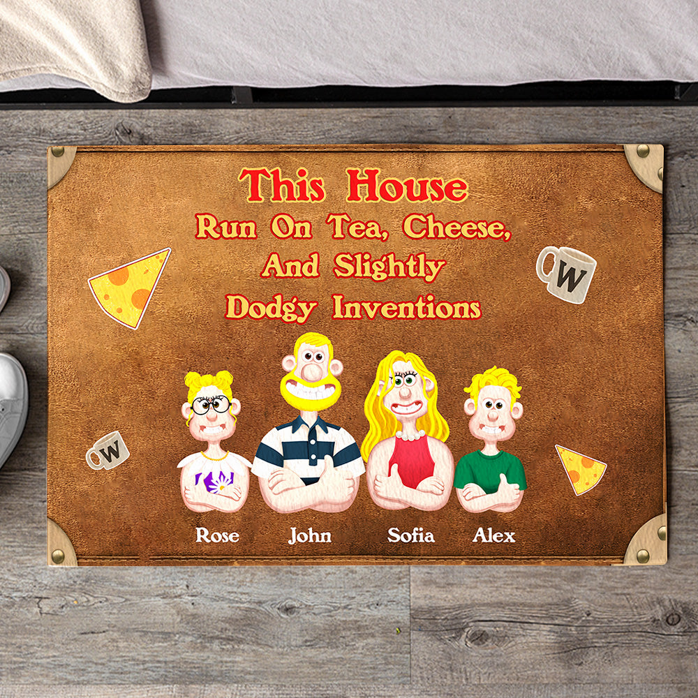 Personalized Gifts For Family Doormat 05NAMH210225PA - Doormat - GoDuckee