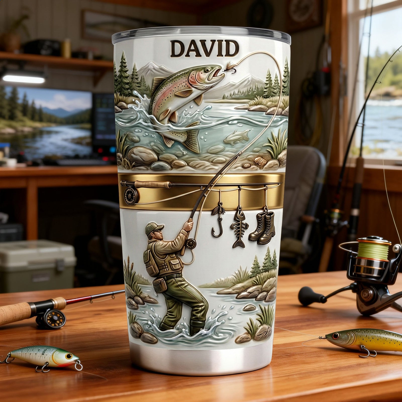 Lake Days Fishing Tumbler - Personalized Gifts For Fishing Lovers 01PALU200126 - Tumbler Cup - GoDuckee