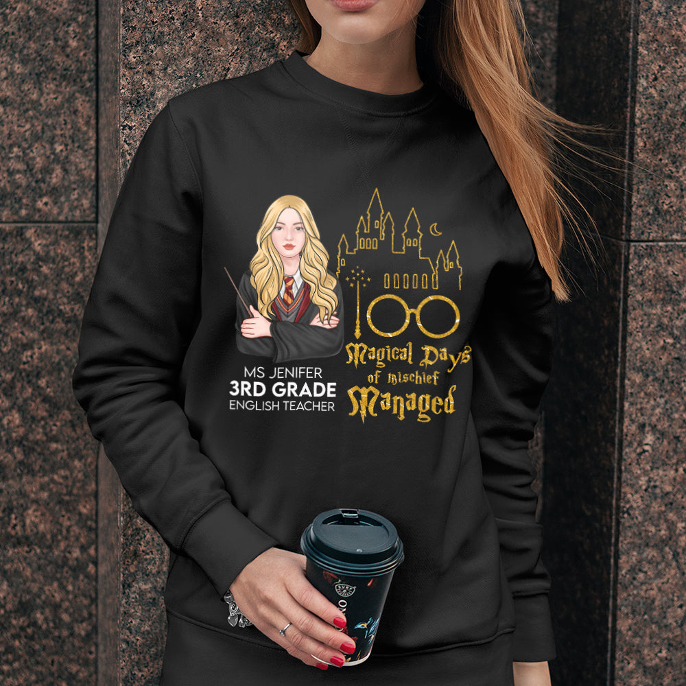Personalized Gift For Teacher Shirt Magical Days Of Mischief Managed 03HTMH090124TM - Shirts - GoDuckee