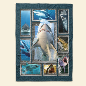 Gifts For Shark Lovers Blanket 245acxx260824 - Blanket - GoDuckee