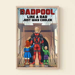Cool Dad Personalized Canvas Print -04QHHN250523TM - Poster & Canvas - GoDuckee