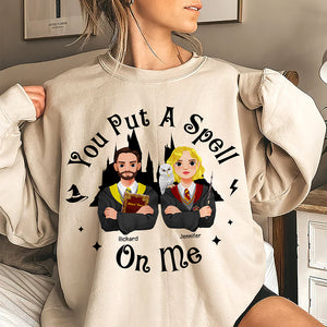 Gift For Wizard Couple, You Put A Spell On Me 2D Shirt 01ACQN300824PA - Shirts - GoDuckee