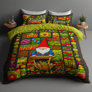 Garden Gnome Bedding Set Personalized Gifts For Gnome Lovers 03HUDT170725 - Bedding Set - GoDuckee