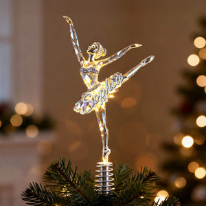 Charming Ballet Tree Topper, Personalized Gifts For Ballerina 04qhmg191125 - Ornament - GoDuckee