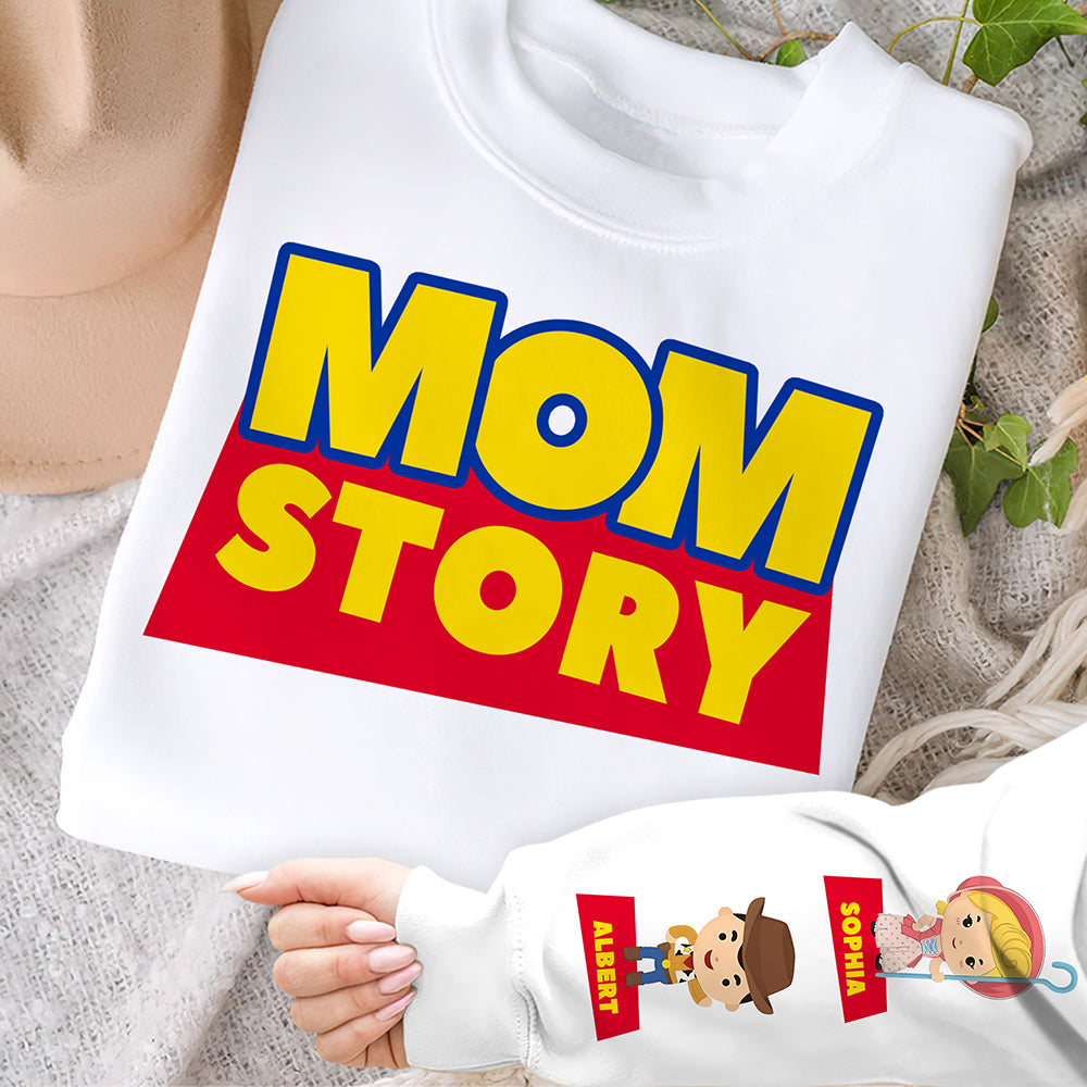 Personalized Gifts For Mom Shirt Mama Story 021KAQN150425 - AOP Products - GoDuckee