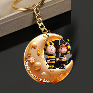 Personalized Gifts For Bee Couple Keychain, Simply Meant To Be 01TGQN201224 - Keychains - GoDuckee