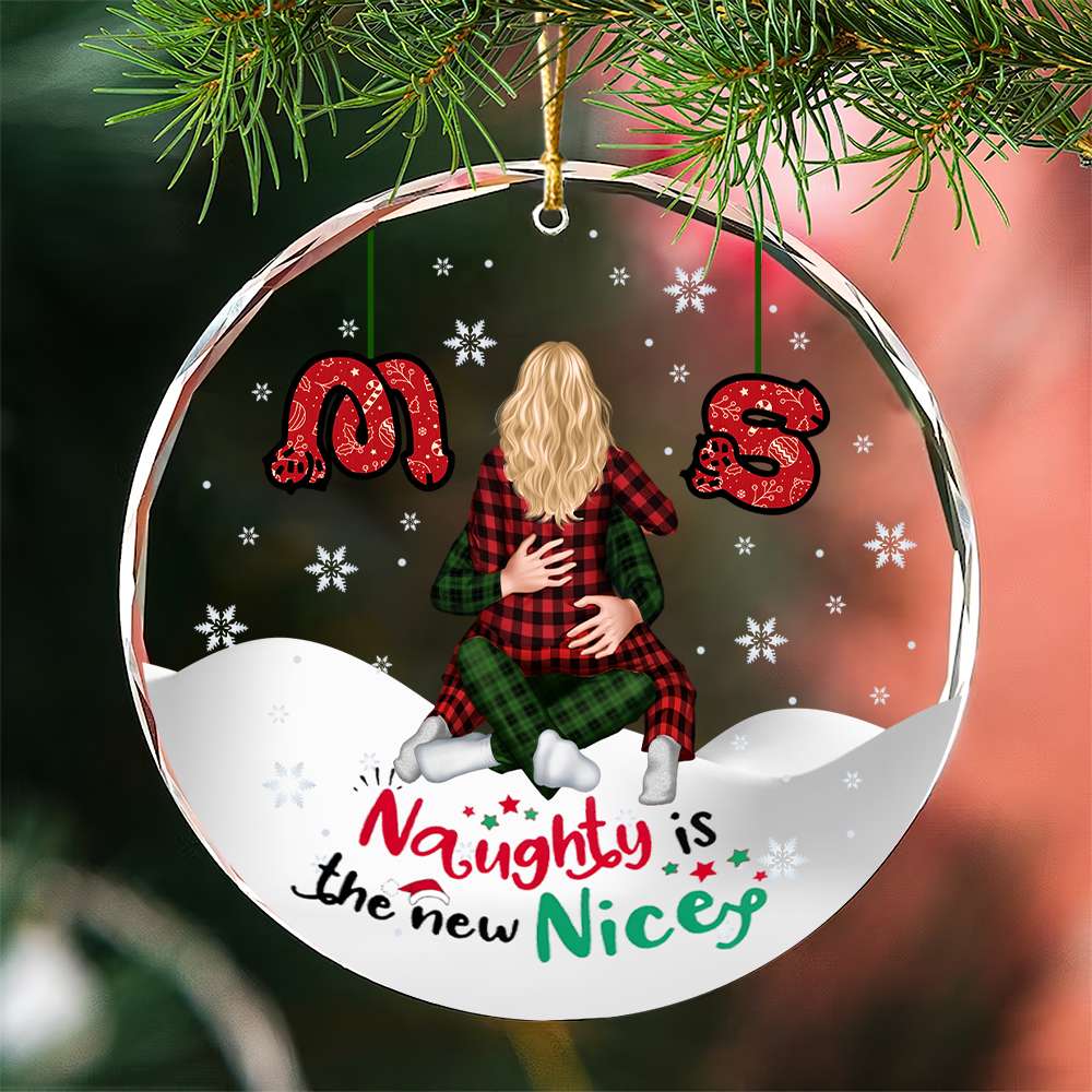 Personalized Gifts For Couple Christmas Ornament 01OHMH161024HH - Ornament - GoDuckee