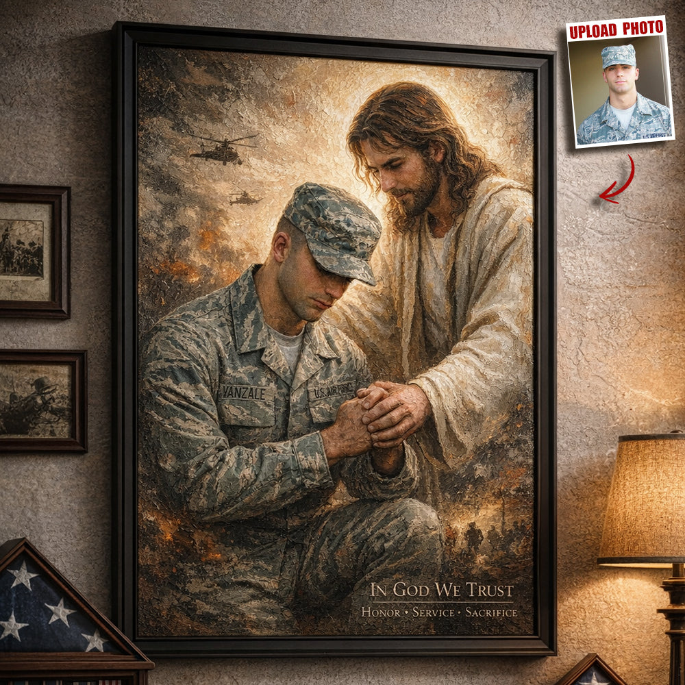 In God We Trust Canvas Personalized Gifts For Veterans 05TGDT010426 - Poster & Canvas - GoDuckee
