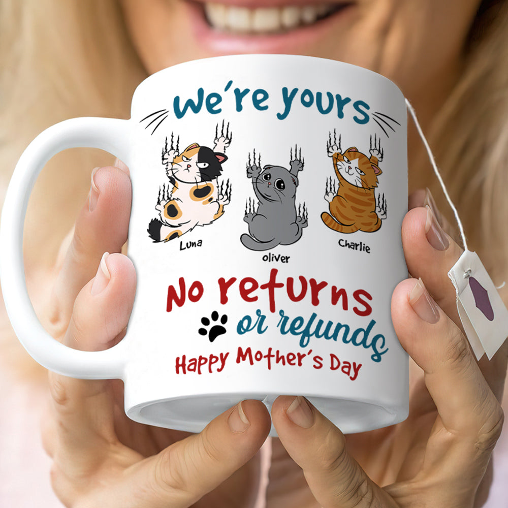 Personalized Gifts For Cat Mom Coffee Mug 02KAQN120424 Mother's Day - Coffee Mugs - GoDuckee