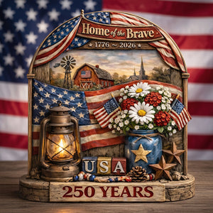 USA 250 Years Acrylic Plaque - Gifts For Patriotics 05TYLU170326 - Shaped Plaques - GoDuckee