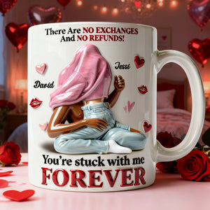 Playful Couple Coffee Mug – Personalized Gifts For Couple 04nalu090126 - Coffee Mug - GoDuckee