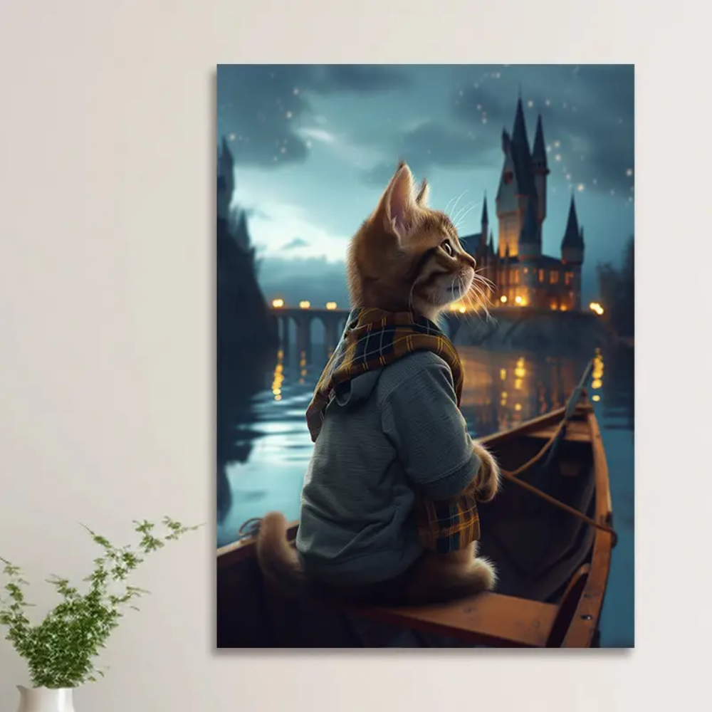 Gifts For Cat Lover Canvas Poster 04acxx250824 Enchanting Wizard Cat - Poster & Canvas - GoDuckee