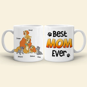 Best Dog Mom Ever, Personalized Mug, Mother's Day Gift For Dog Lovers - Coffee Mug - GoDuckee