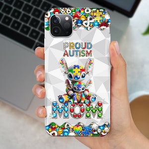 Personalized Gifts For Autism Mom Phone Case, Cute Character 01TGMH210325 - Phone Case - GoDuckee