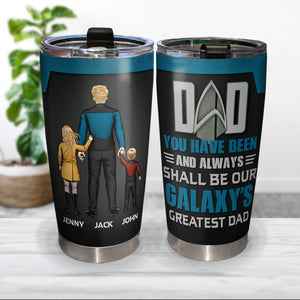 Galaxy's Greatest Dad-TZ-TCTT-03natn290523hh Personalized Tumbler - Tumbler Cup - GoDuckee
