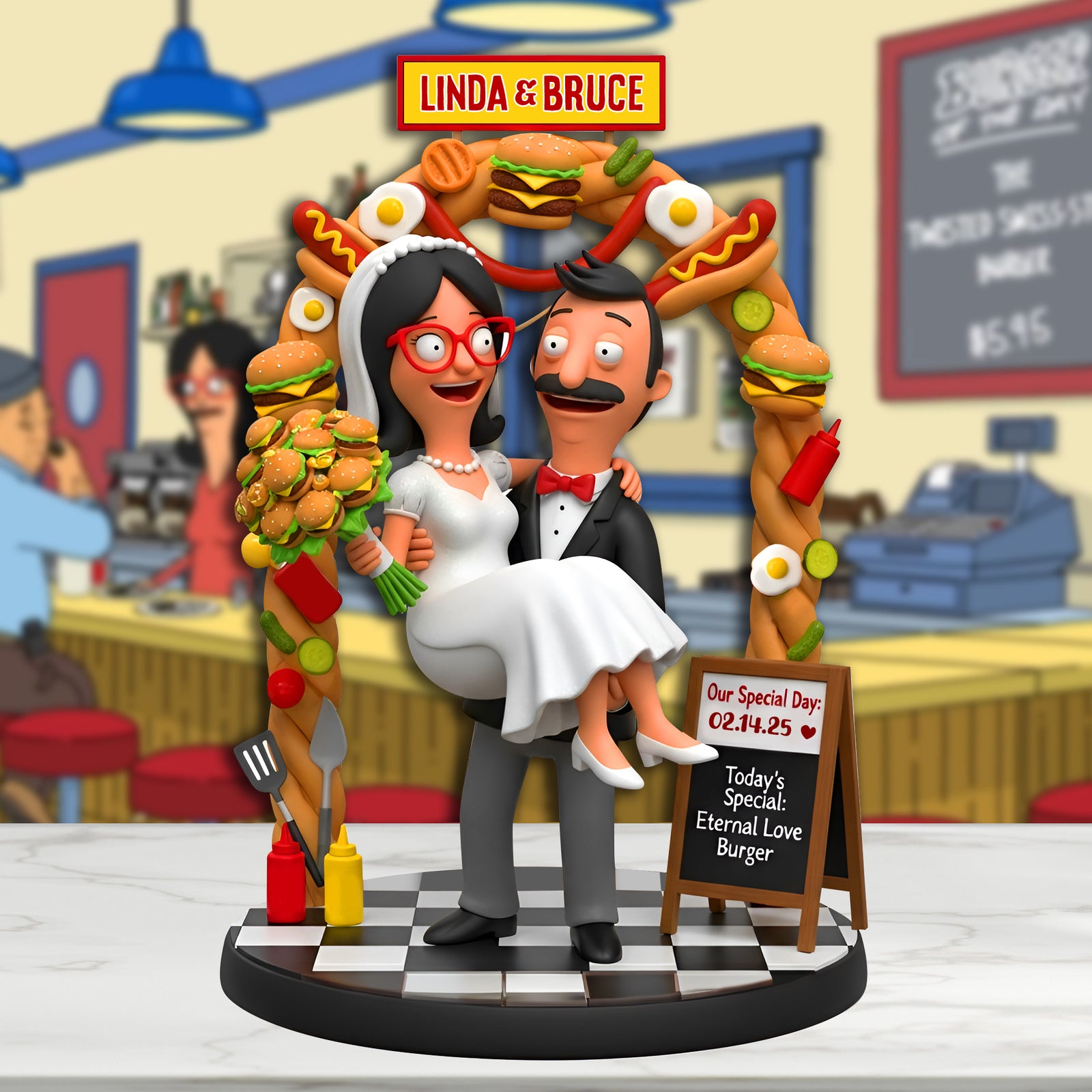 Special Day Couple Acrylic Plaque - Personalized Wedding Gifts For Couple 04TOLU210625 - Shaped Plaques - GoDuckee