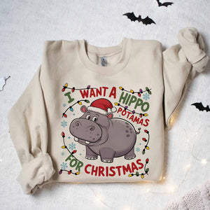 Christmas Gifts For Hippopotamus Lovers Shirt 200acxx260824 - Shirts - GoDuckee