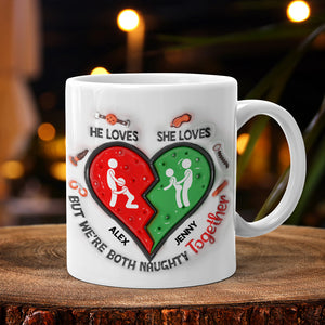 Personalized Gifts For Couple Coffee Mug Funny Couple 02OHMH121224 - Coffee Mug - GoDuckee