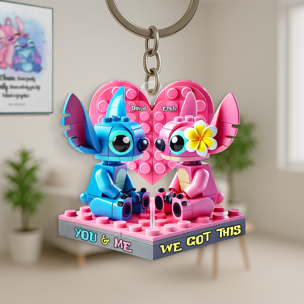 Personalized Gifts For Couple Keychain, Alien Fans 01TGPU300525 - Keychains - GoDuckee
